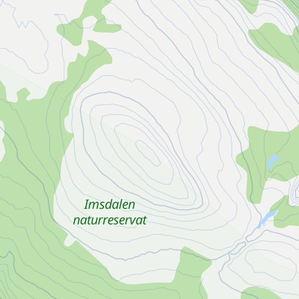Map of Vesle Gråhøgda