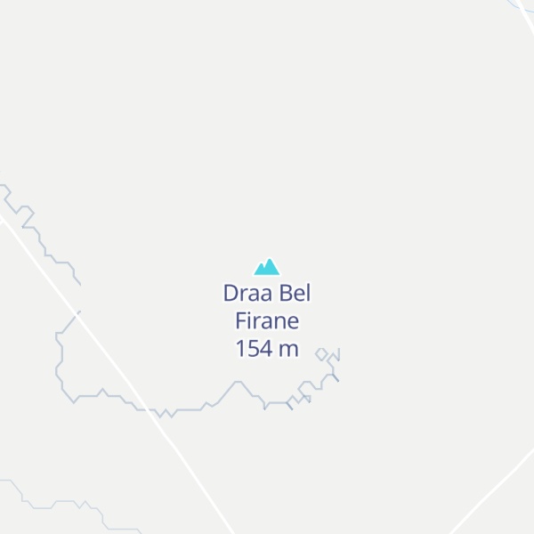 Map of Draa Bel Firane