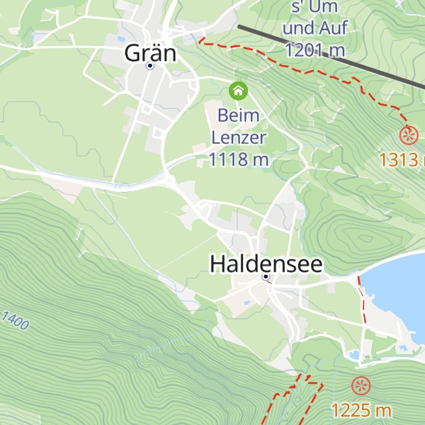 Map of Haus Moll - Almhütten und Wohnungen