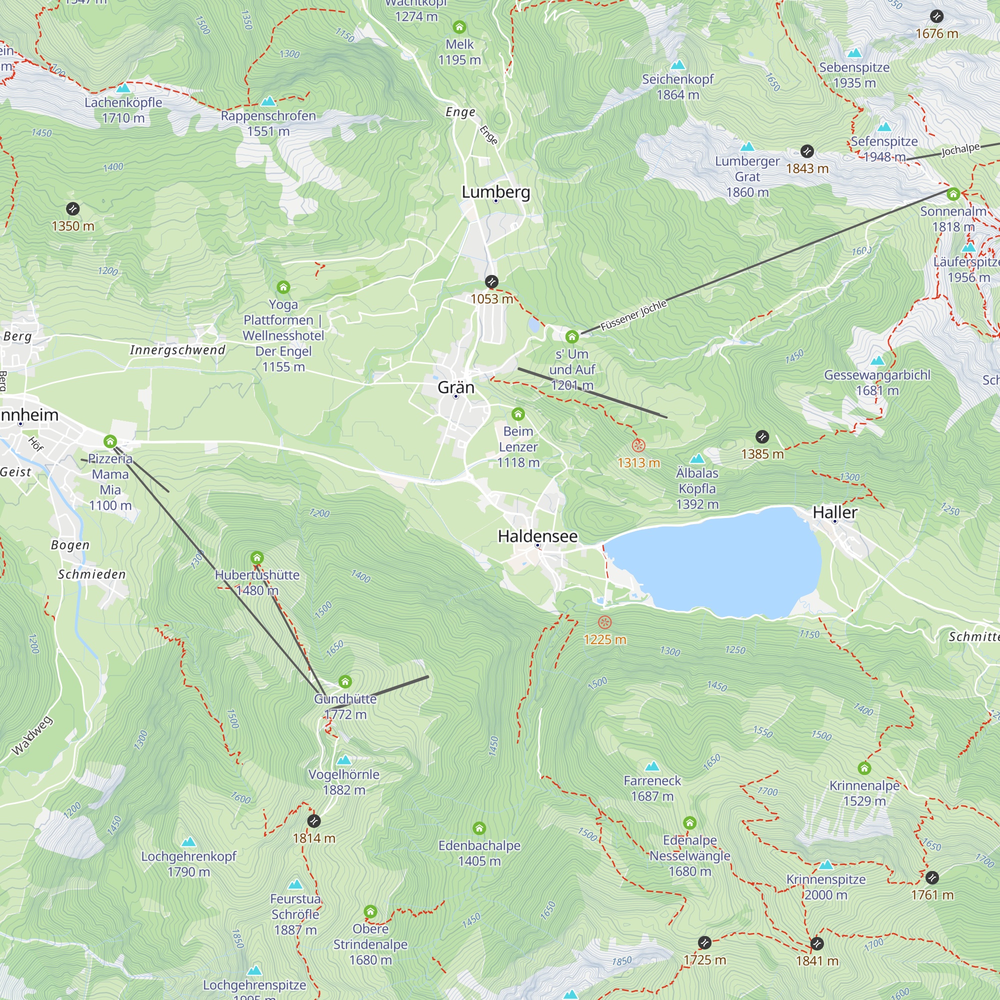 Haus Moll - Almhütten und Wohnungen map