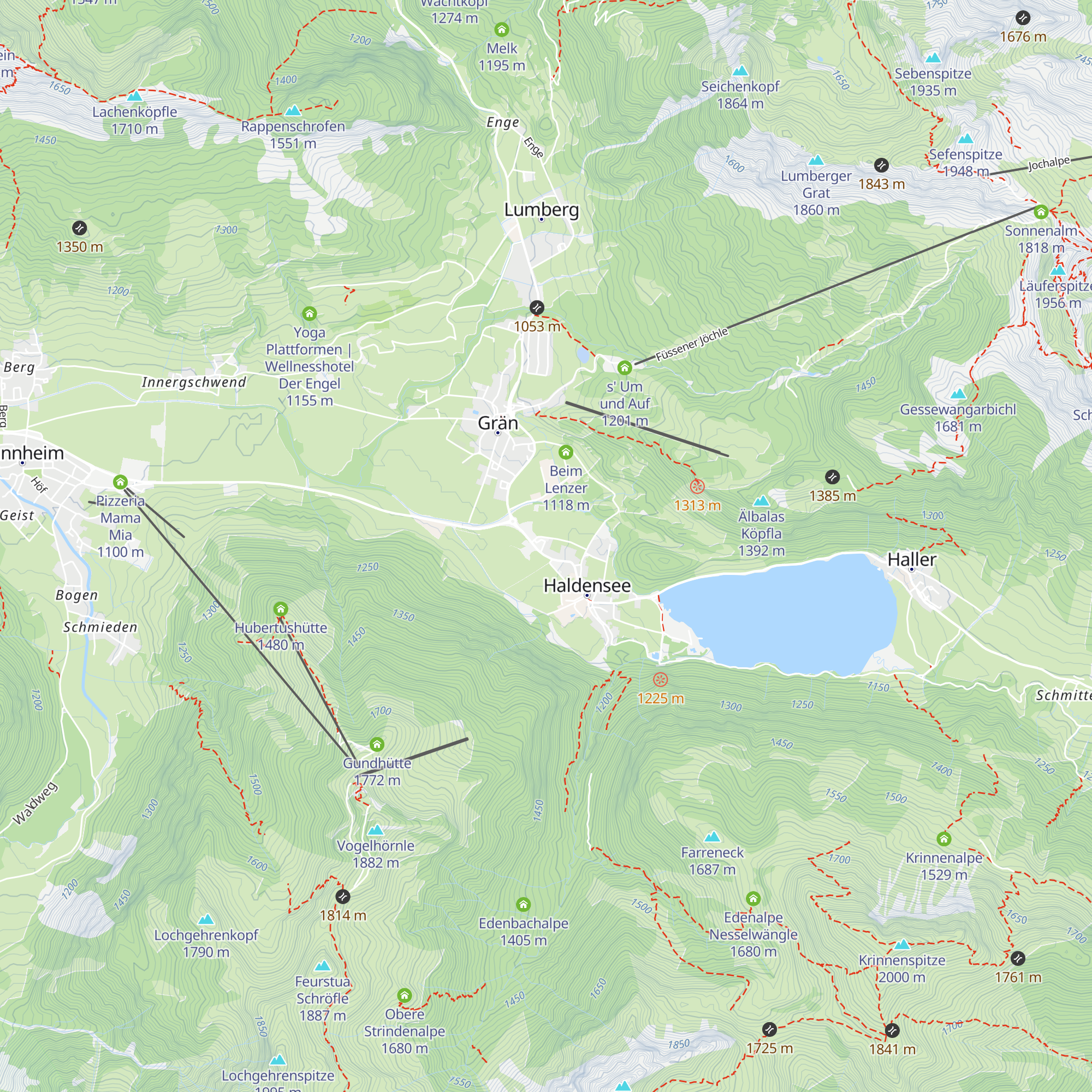 Haus Moll - Almhütten und Wohnungen map