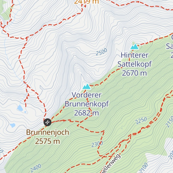 Map of Vorderer Brunnenkopf