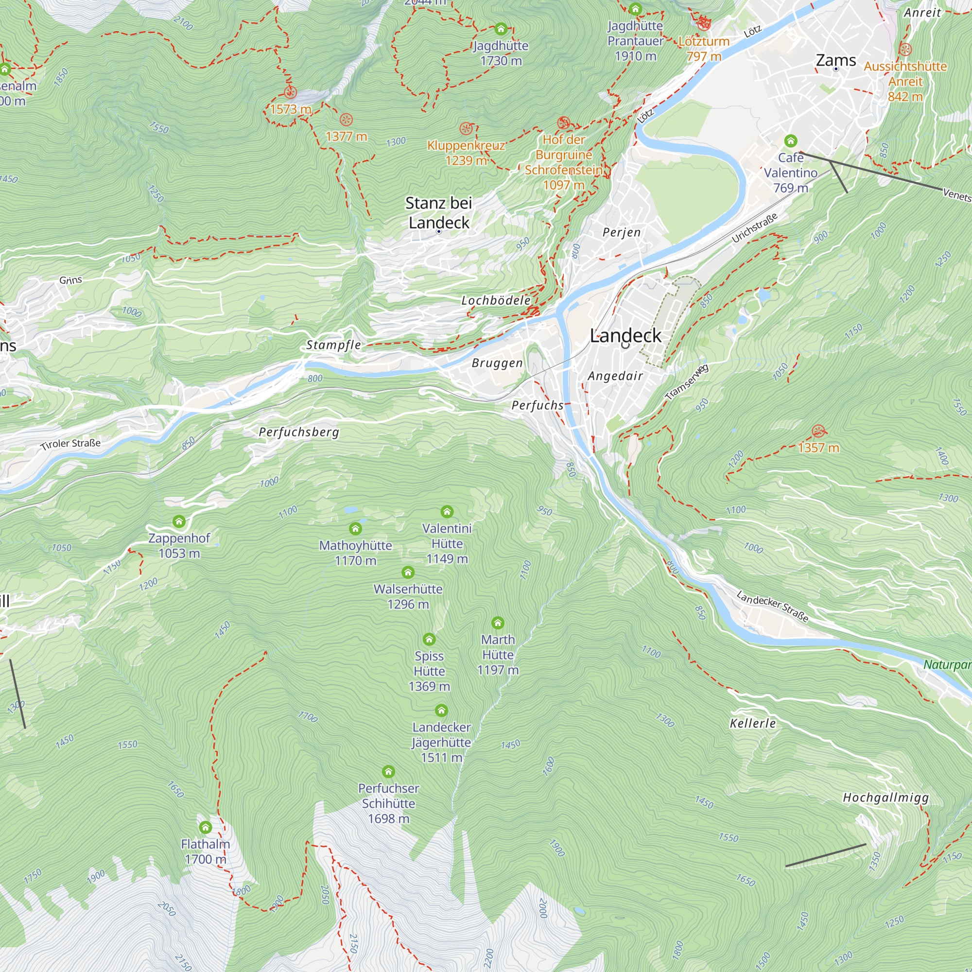 Hammerle Hütte map
