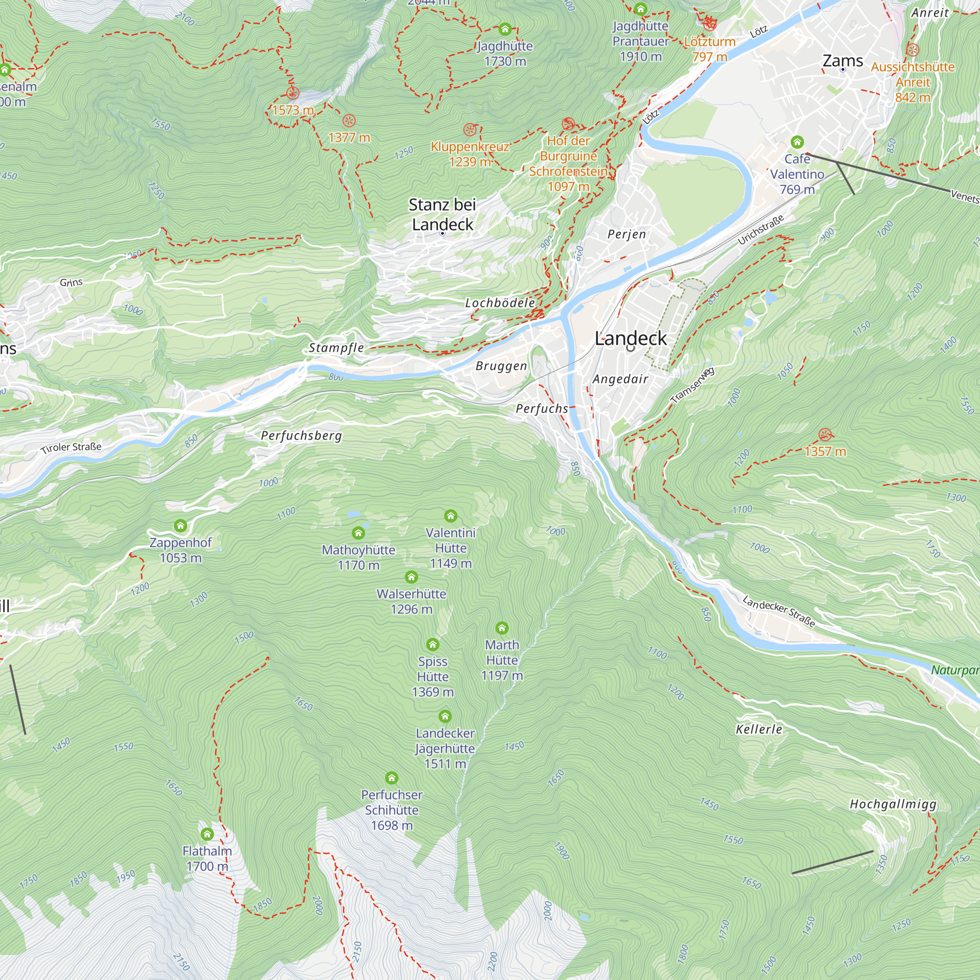 Hammerle Hütte map