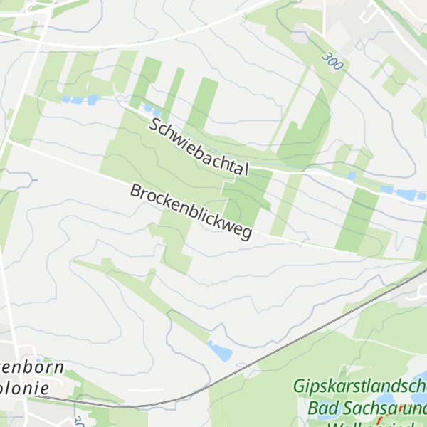 Map of Brockenblickhütte