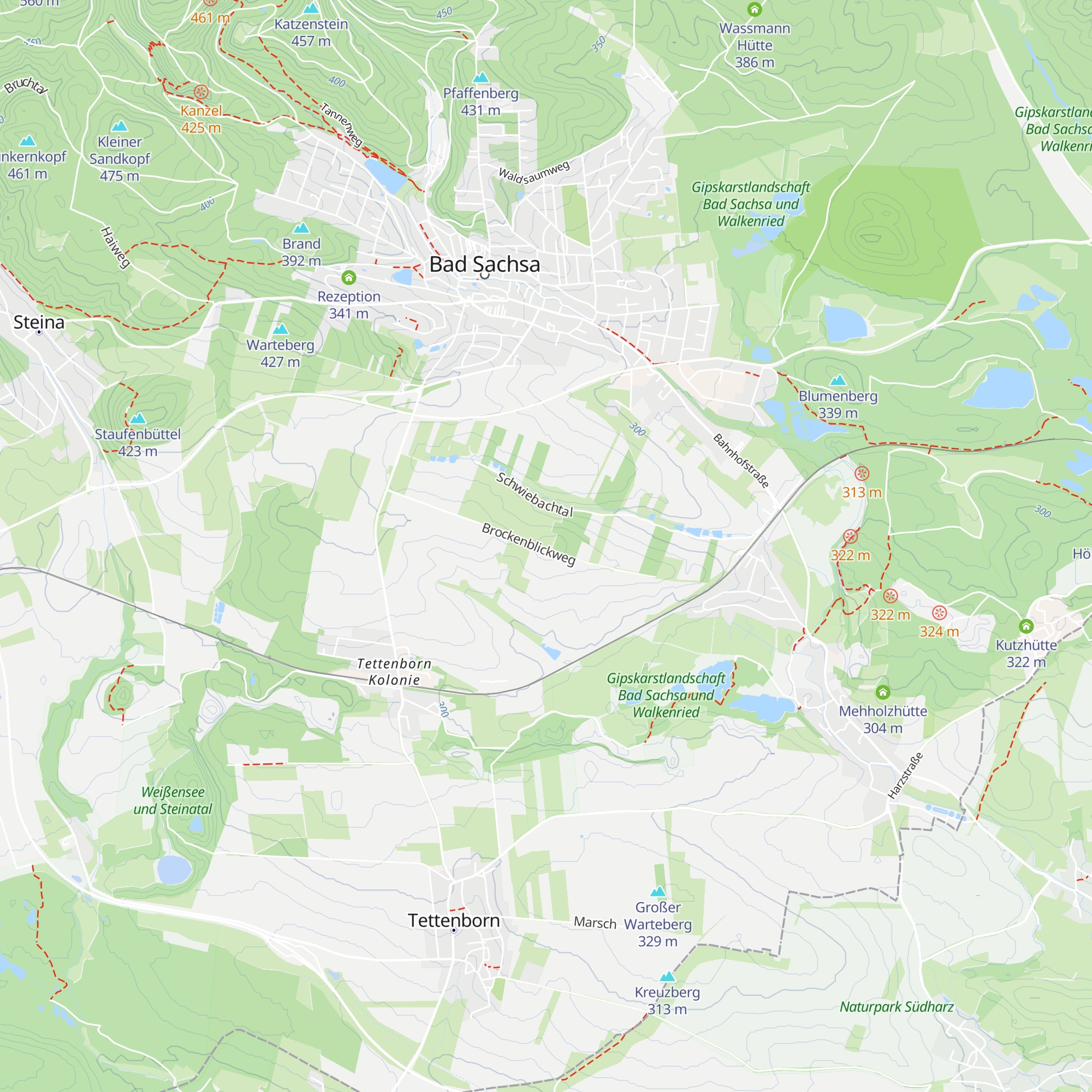 Brockenblickhütte map