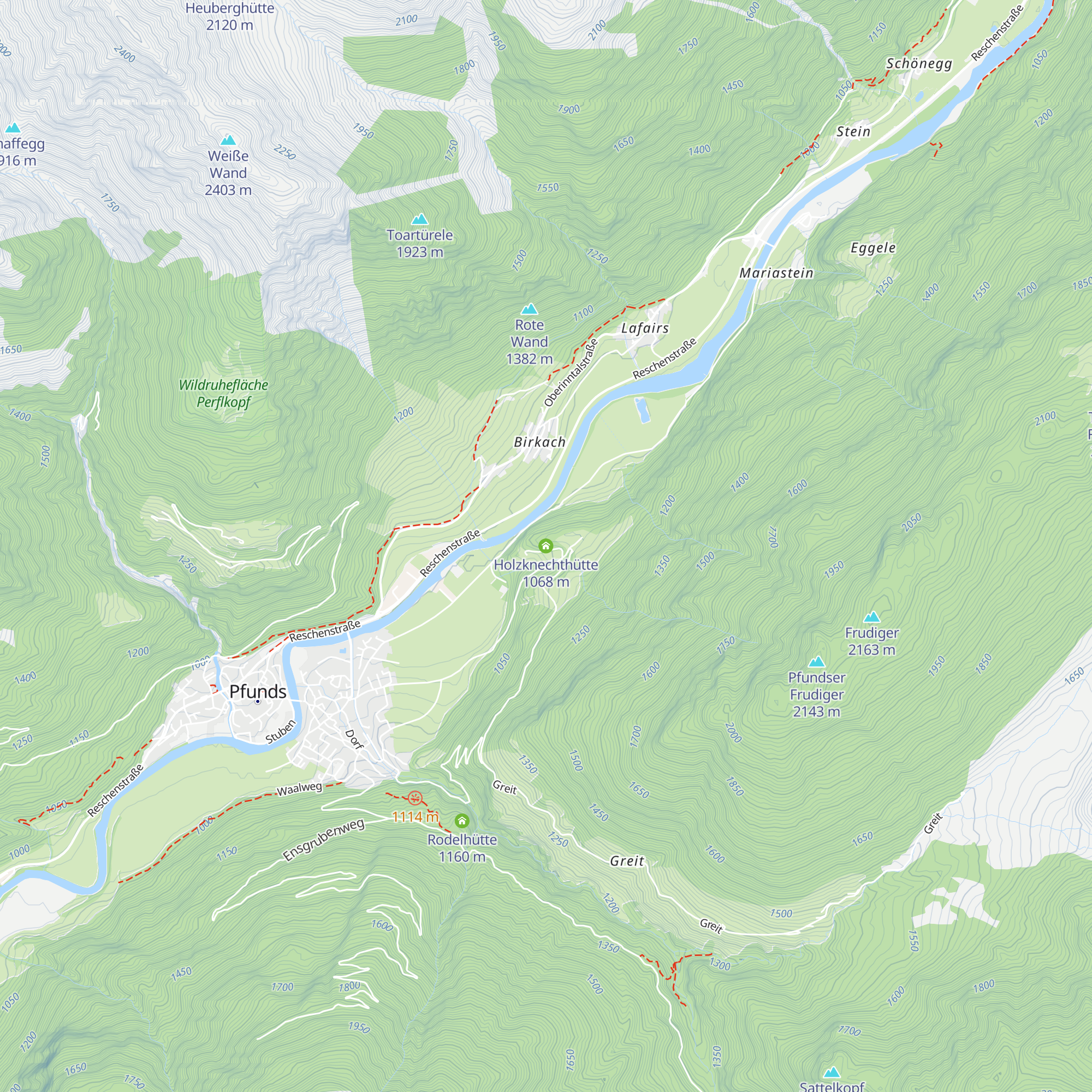 Holzknechthütte map