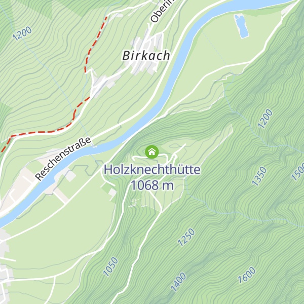 Map of Holzknechthütte