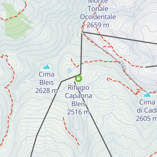 Map of Rifugio Capanna Bleis