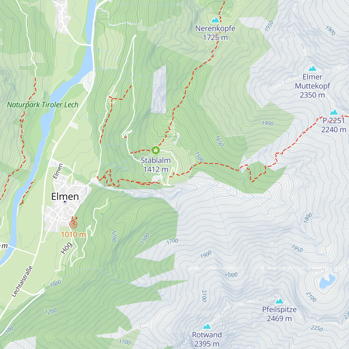Stablalpe map