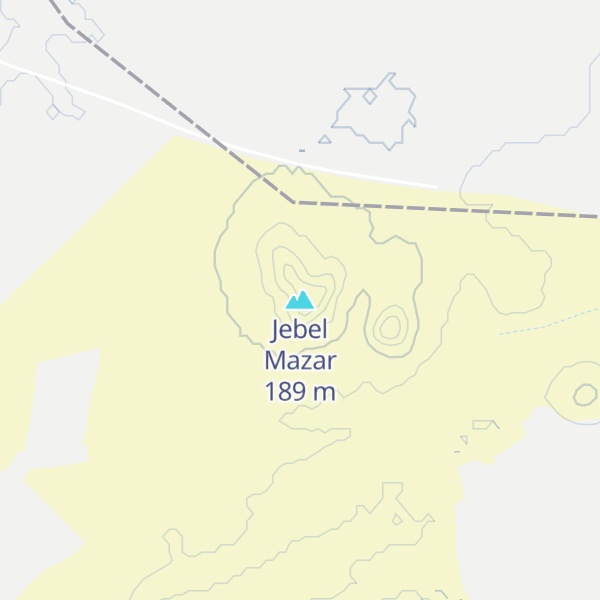 Map of Jebel Mazar