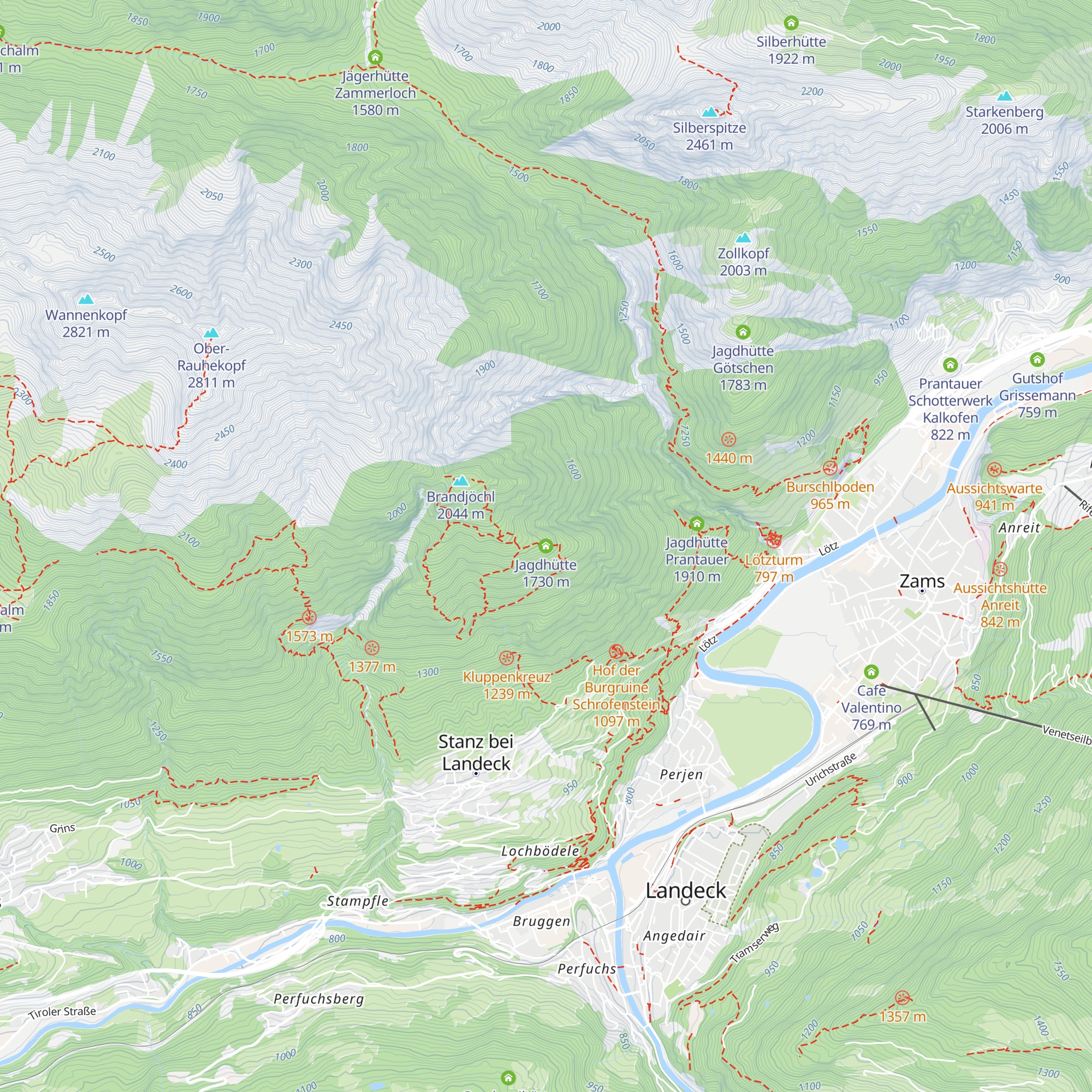 Jagdhütte map