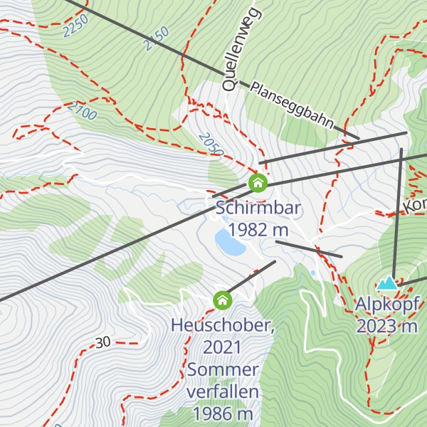 Map of Schalber Alm