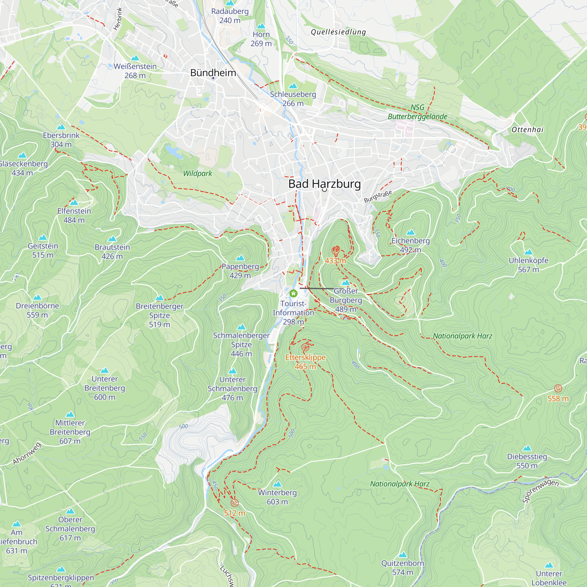 Tourist-Information map