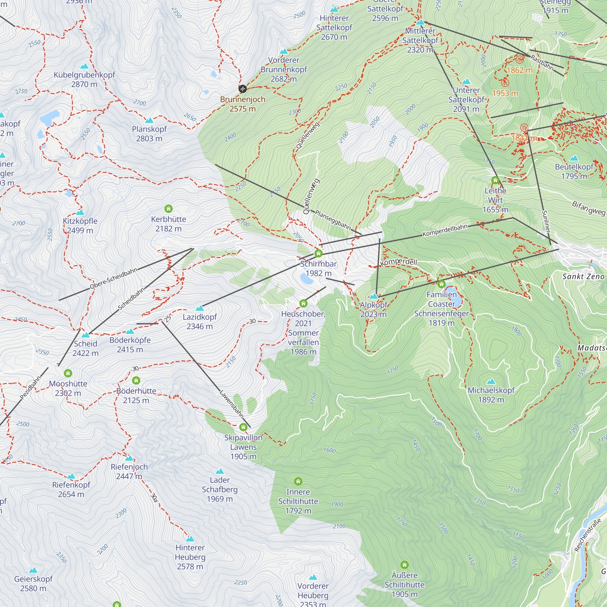 Heuschober, 2021 Sommer verfallen map