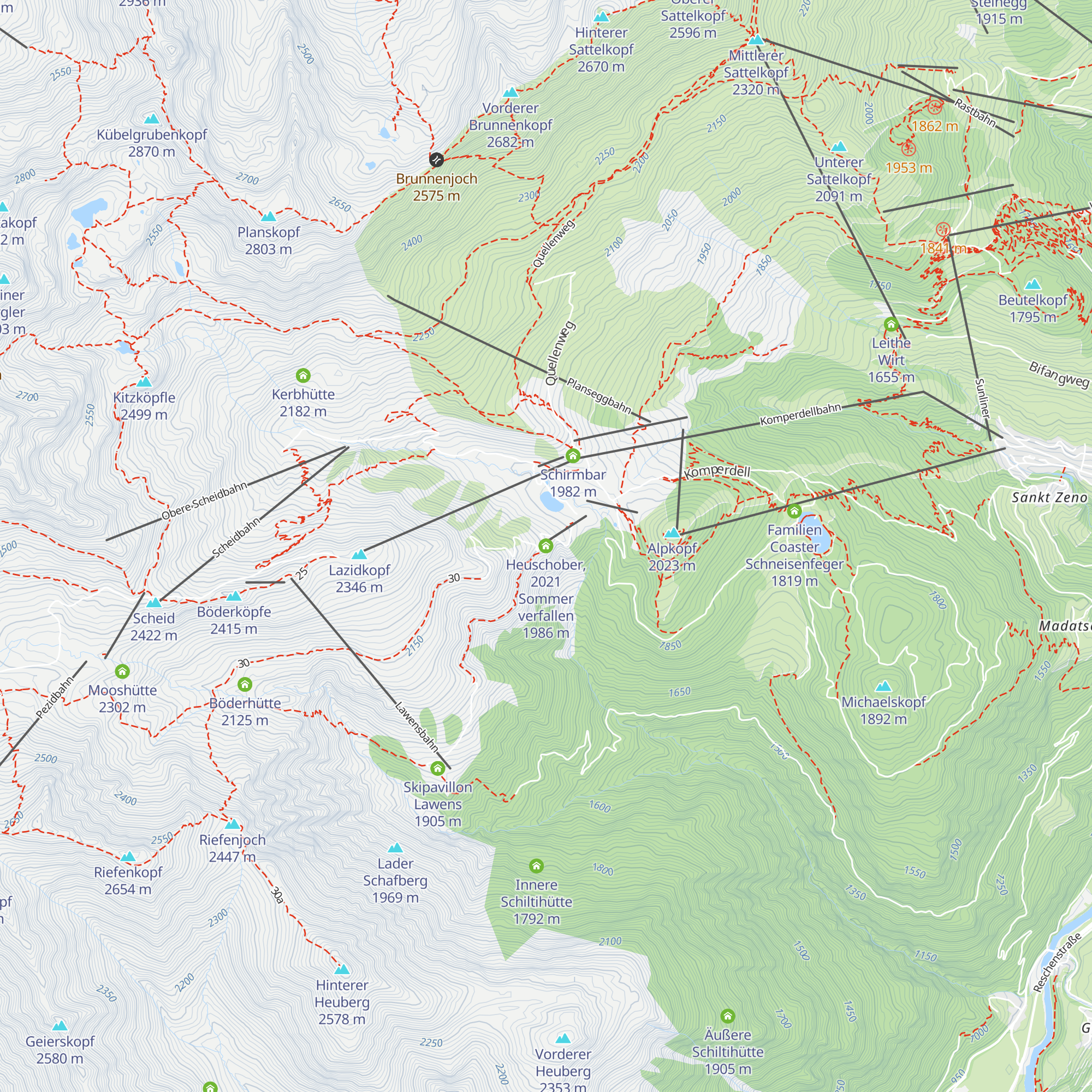 Heuschober, 2021 Sommer verfallen map
