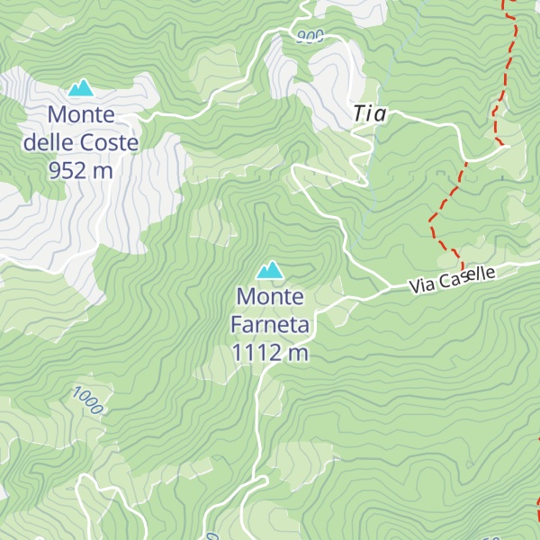Map of Monte Farneta