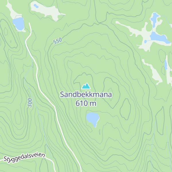 Map of Sandbekkmana