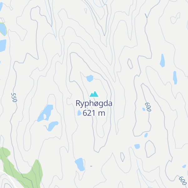 Map of Ryphøgda
