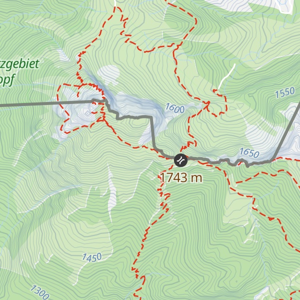 Map of Bad Kissinger Hütte
