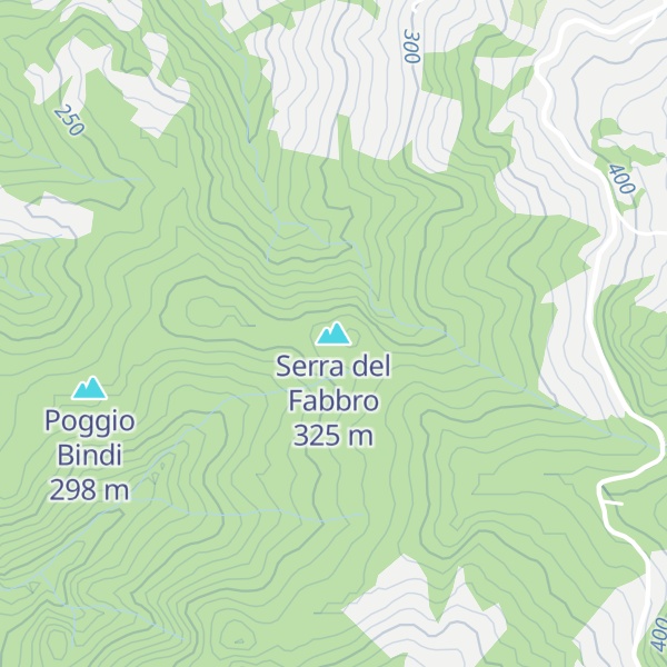 Map of Serra del Fabbro