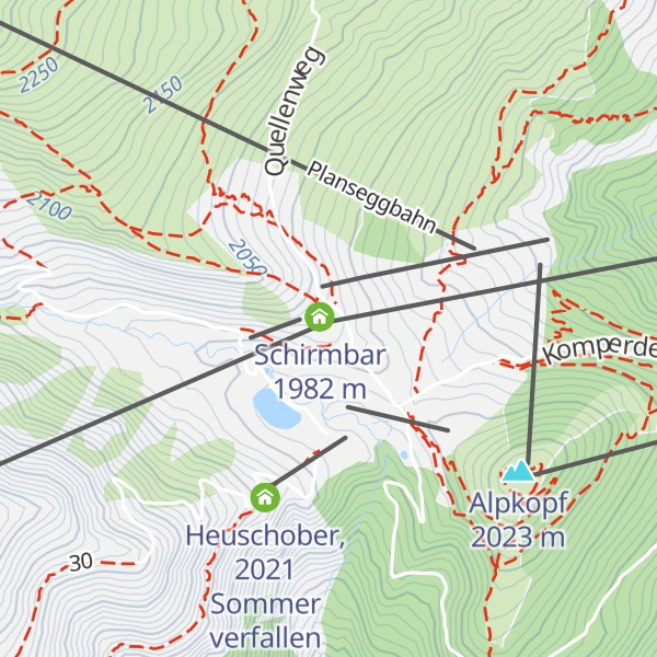 Map of Panoramarestaurant Komperdell