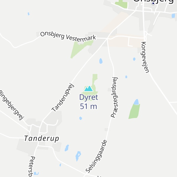Map of Dyret