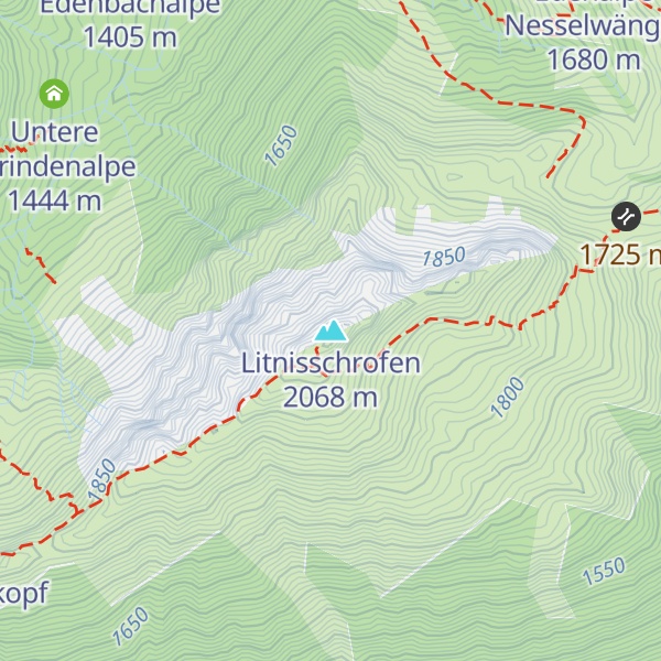 Map of Litnisschrofen