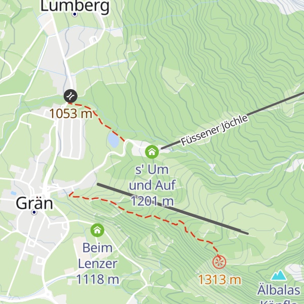 Map of s' Um und Auf