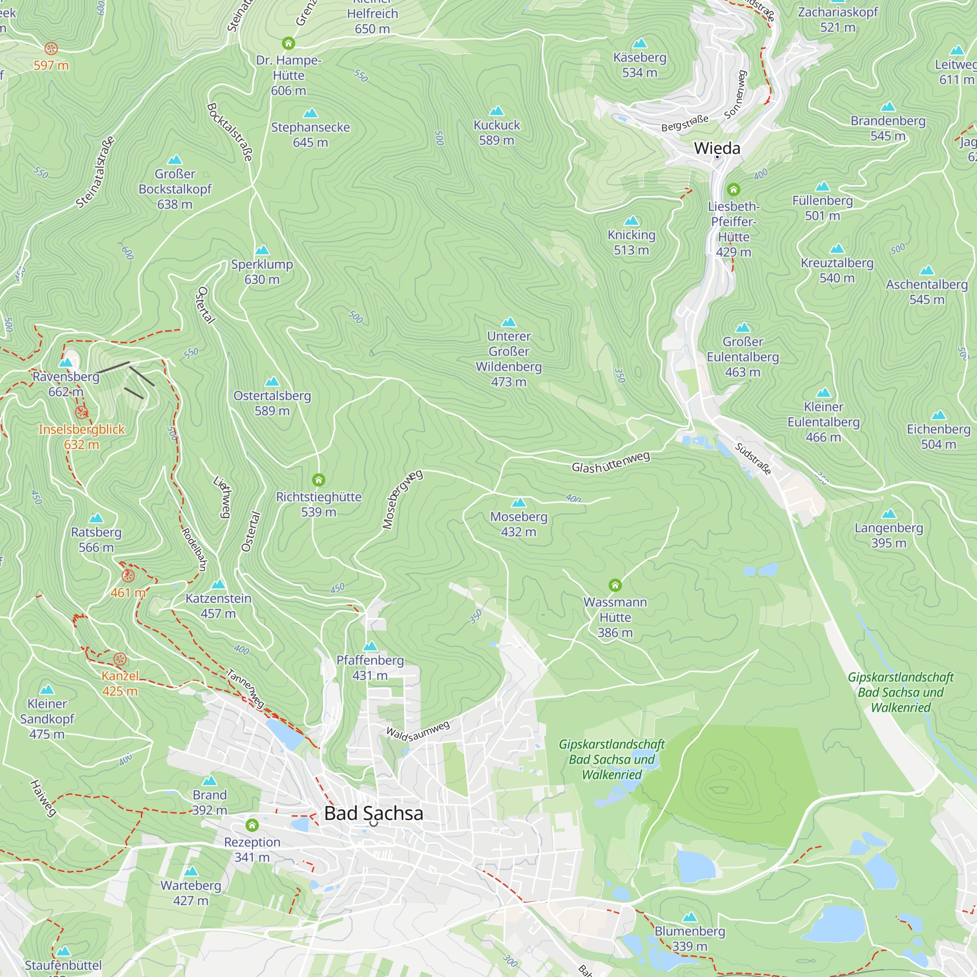 Moseberghütte map