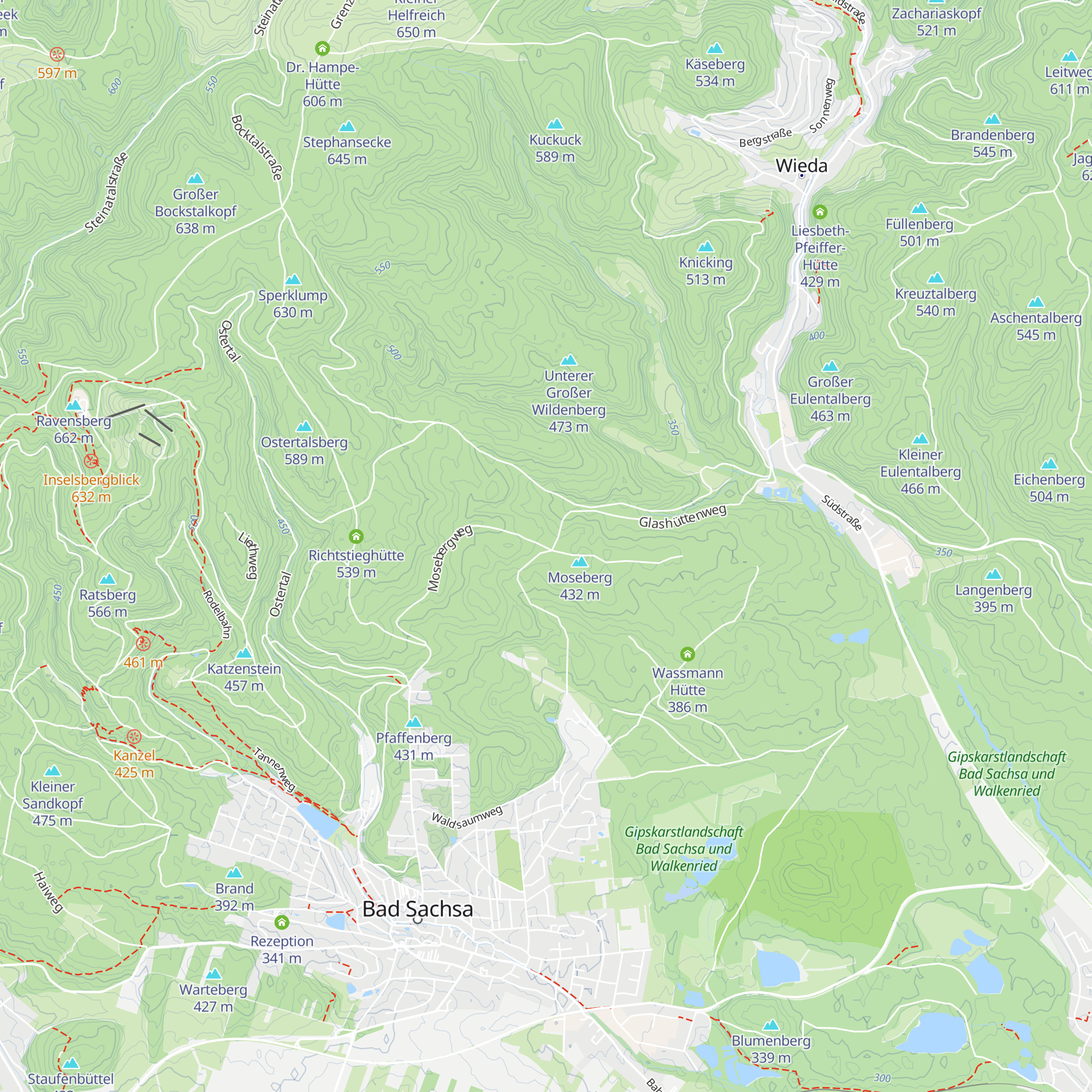 Moseberghütte map