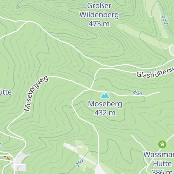 Map of Moseberghütte