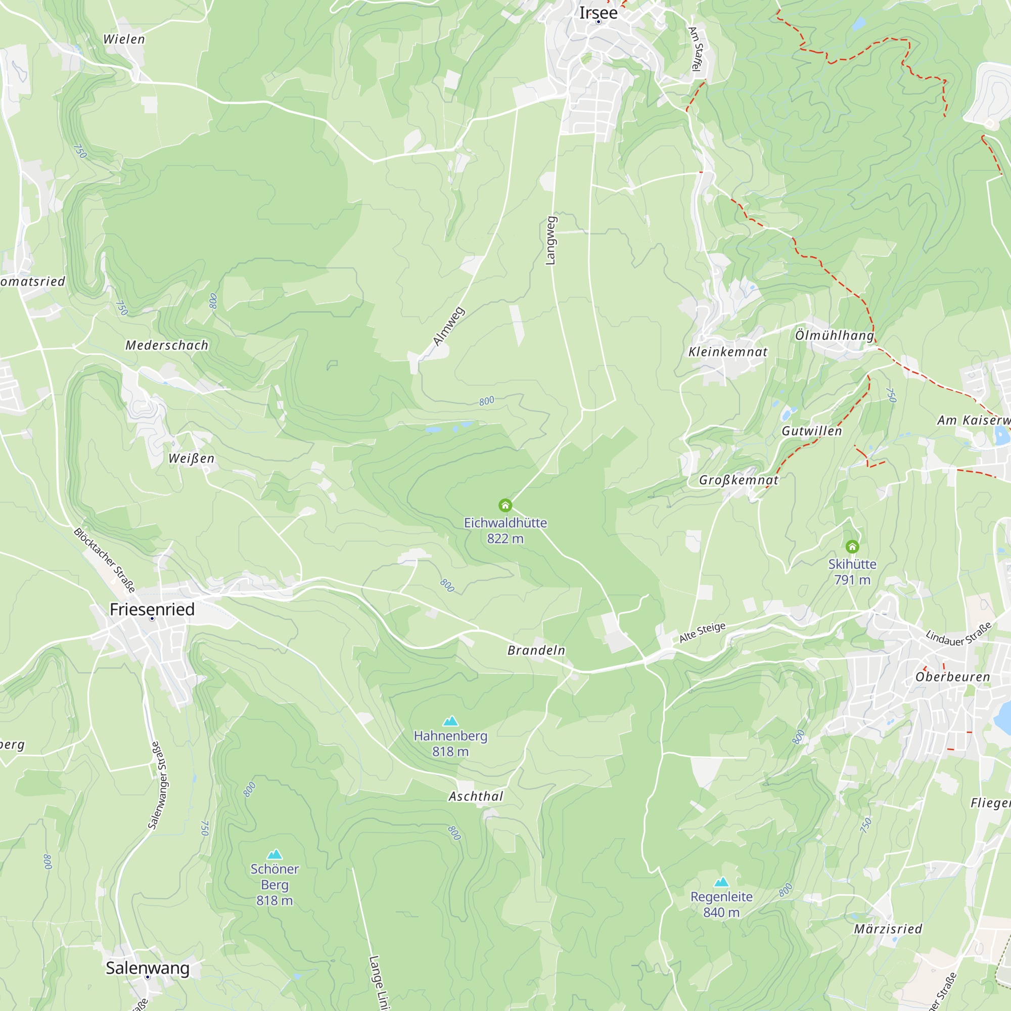 Eichwaldhütte map