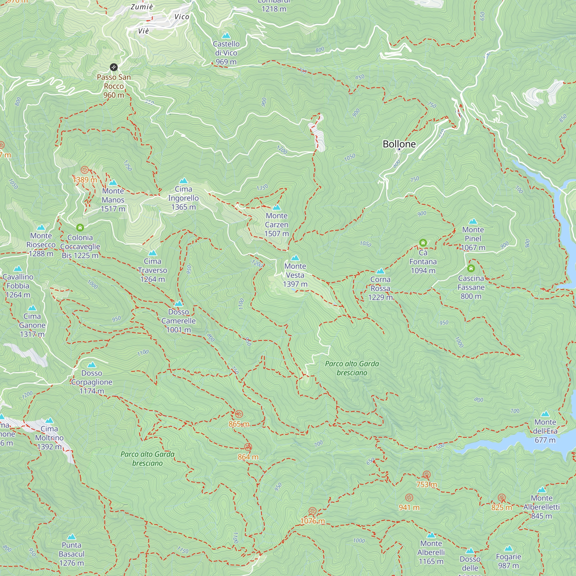 Malga Vesta di Cima map