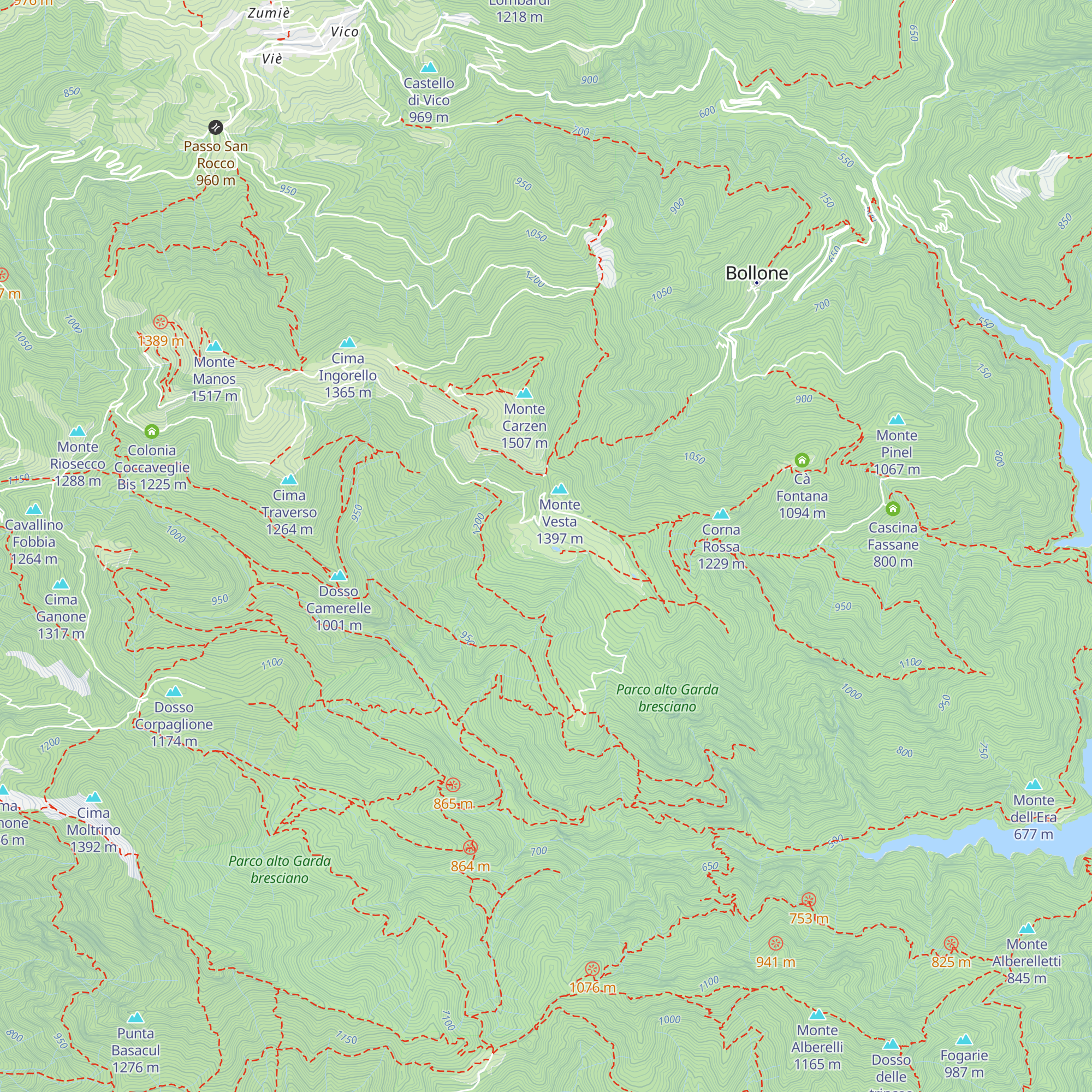 Malga Vesta di Cima map