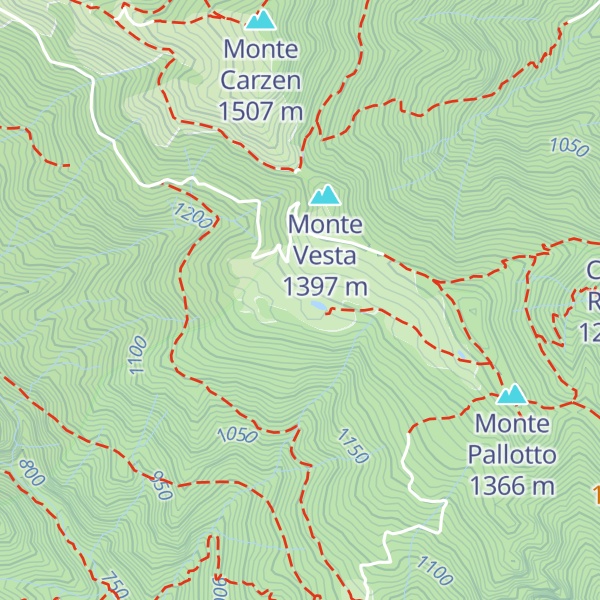 Map of Malga Vesta di Cima