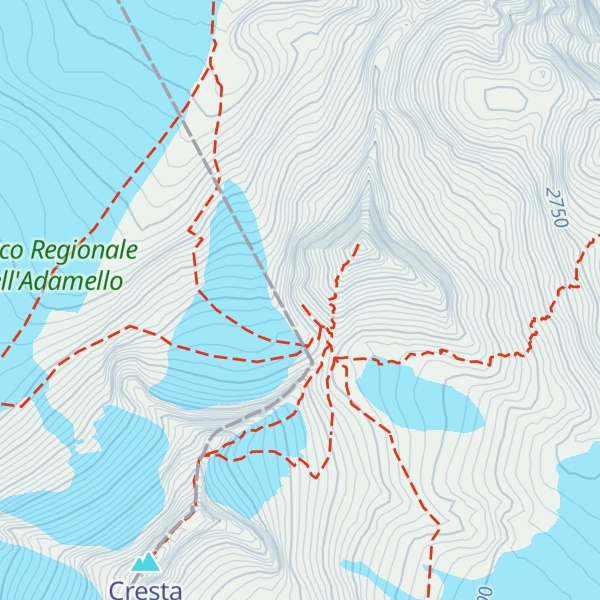 Map of Rifugio ai Caduti dell'Adamello