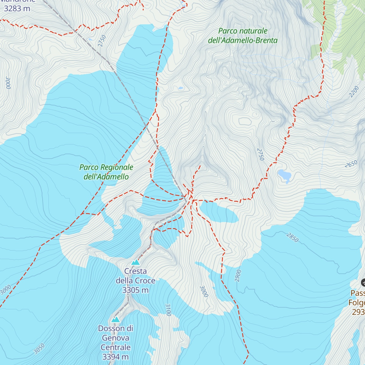 Rifugio ai Caduti dell'Adamello map