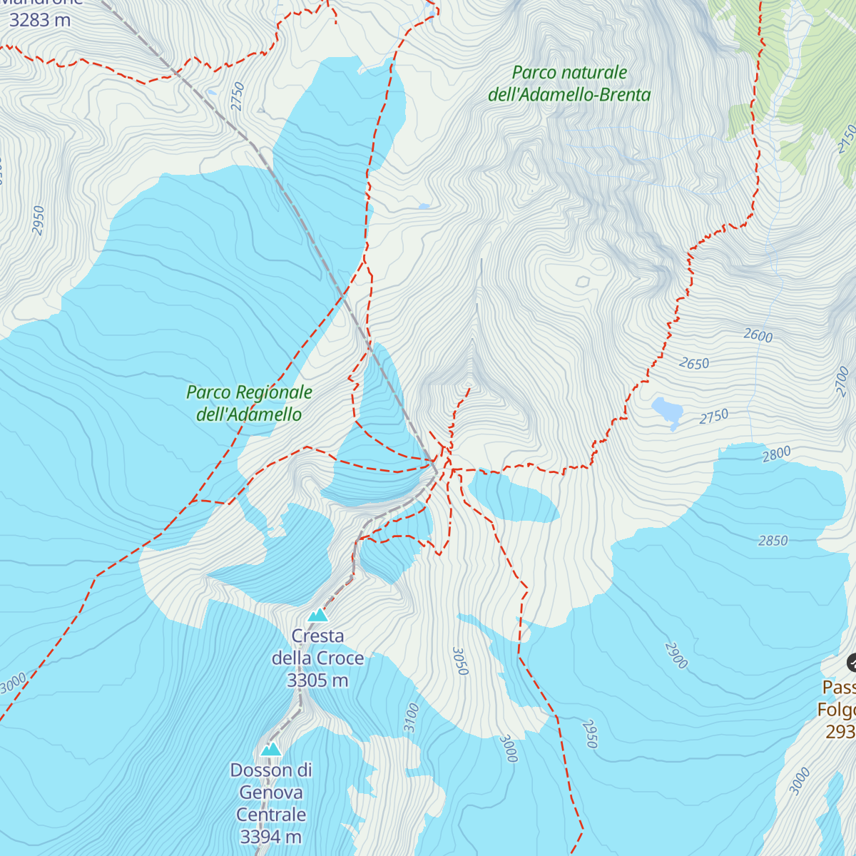 Rifugio ai Caduti dell'Adamello map