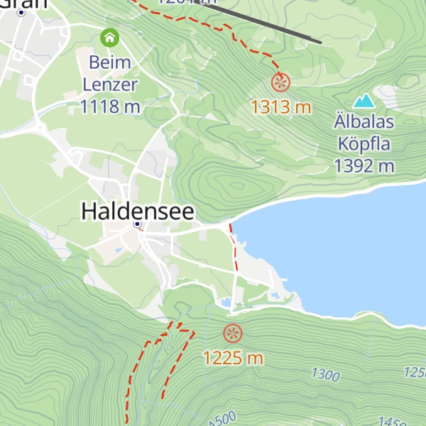 Map of Herzerl am See
