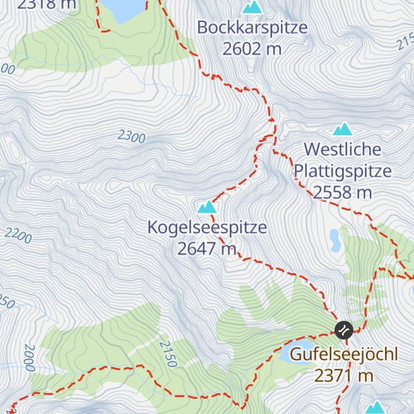 Map of Kogelseespitze