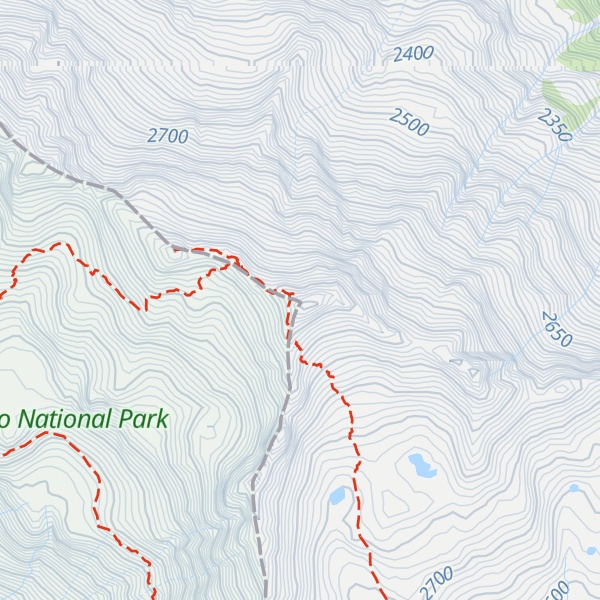 Map of Punta di Ercavallo