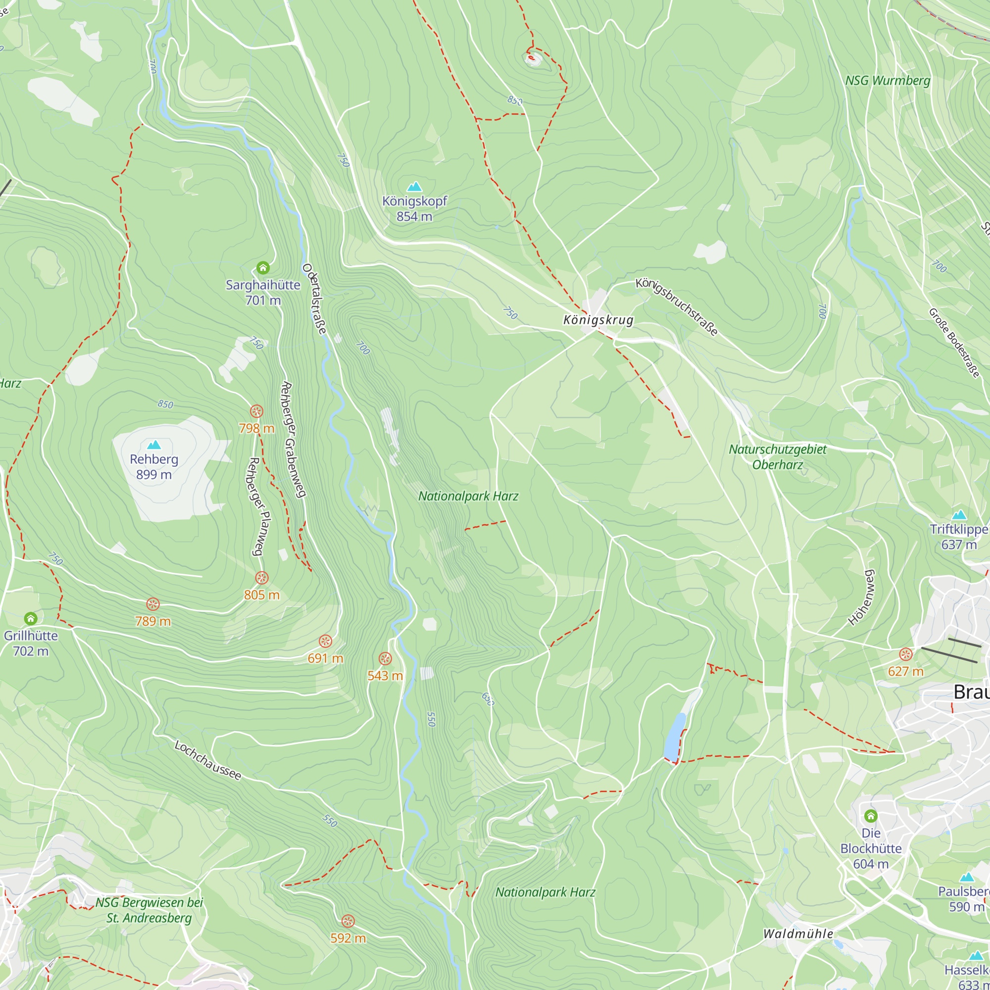 Hegemeister Hartmann Hütte map