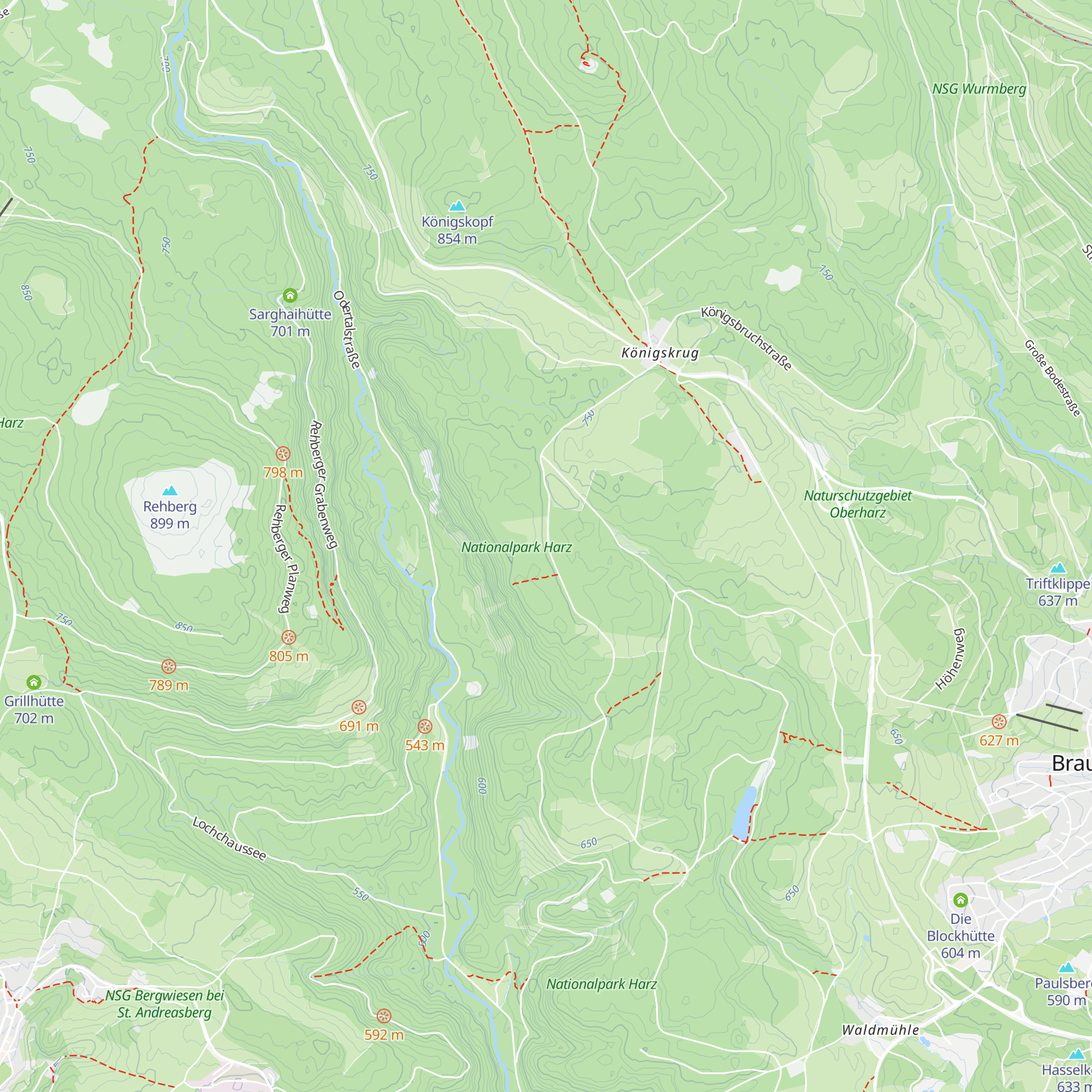Hegemeister Hartmann Hütte map