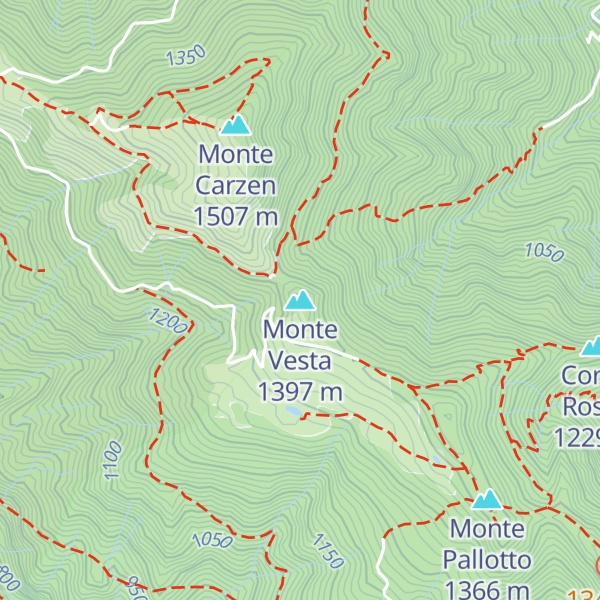 Map of Monte Vesta