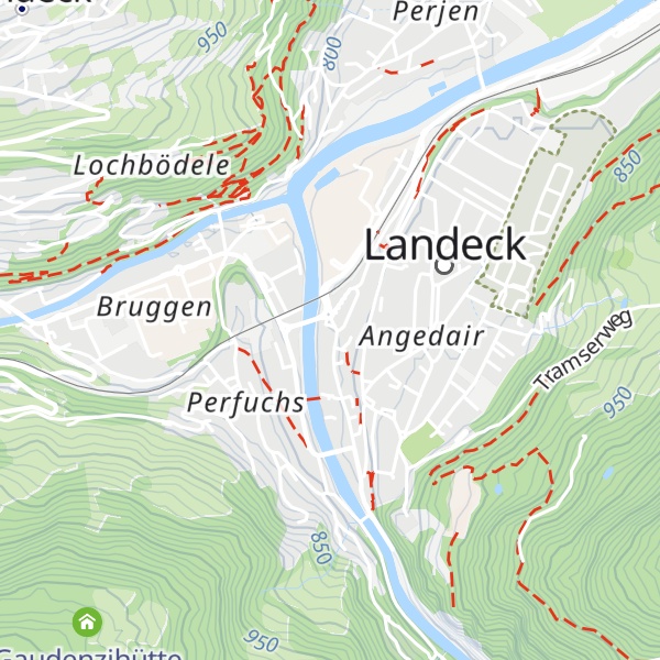 Map of Tourismusverband TirolWest