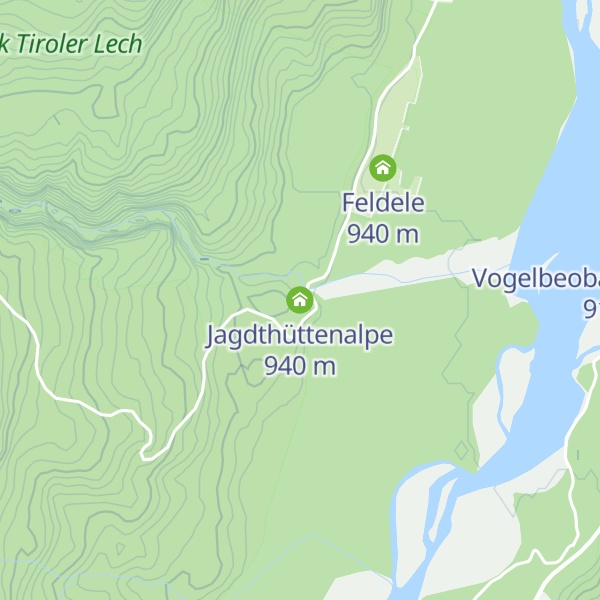 Map of Jagdthüttenalpe