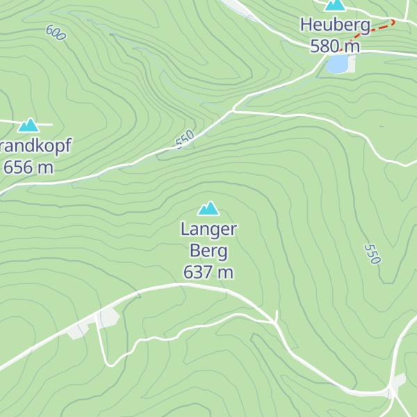 Map of Langer Berg