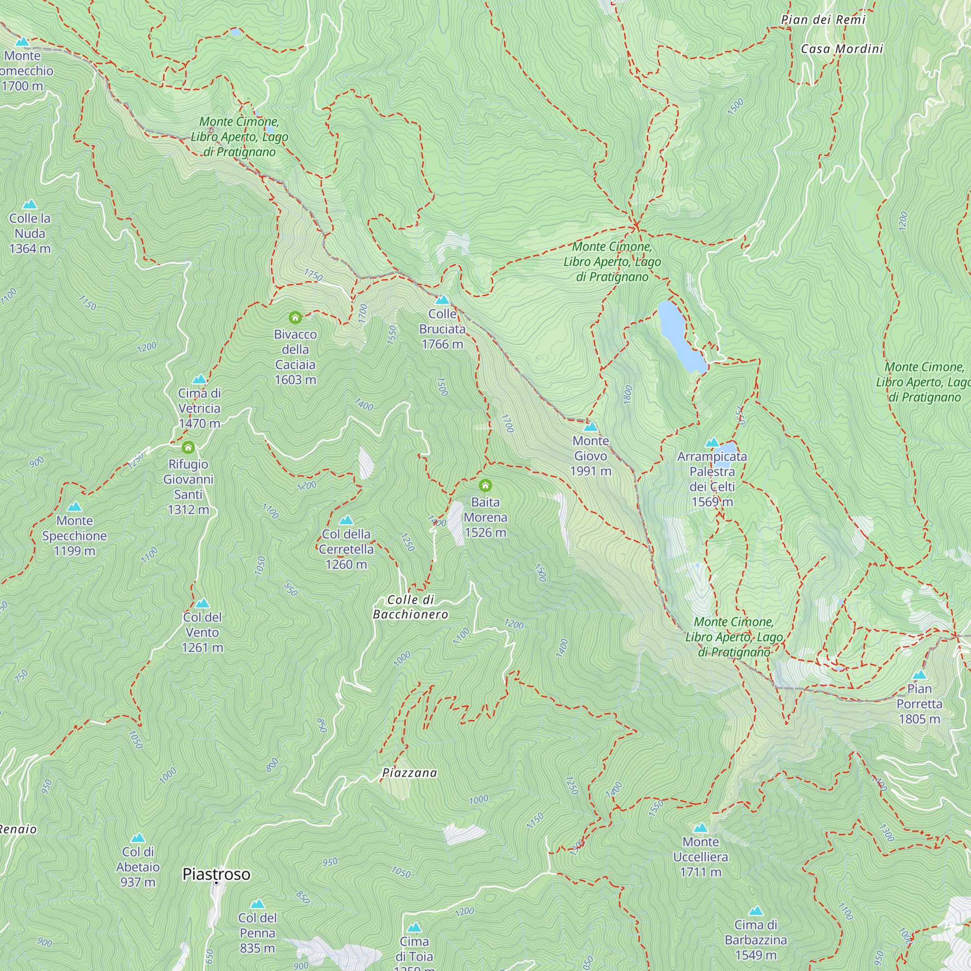 Baita Morena map