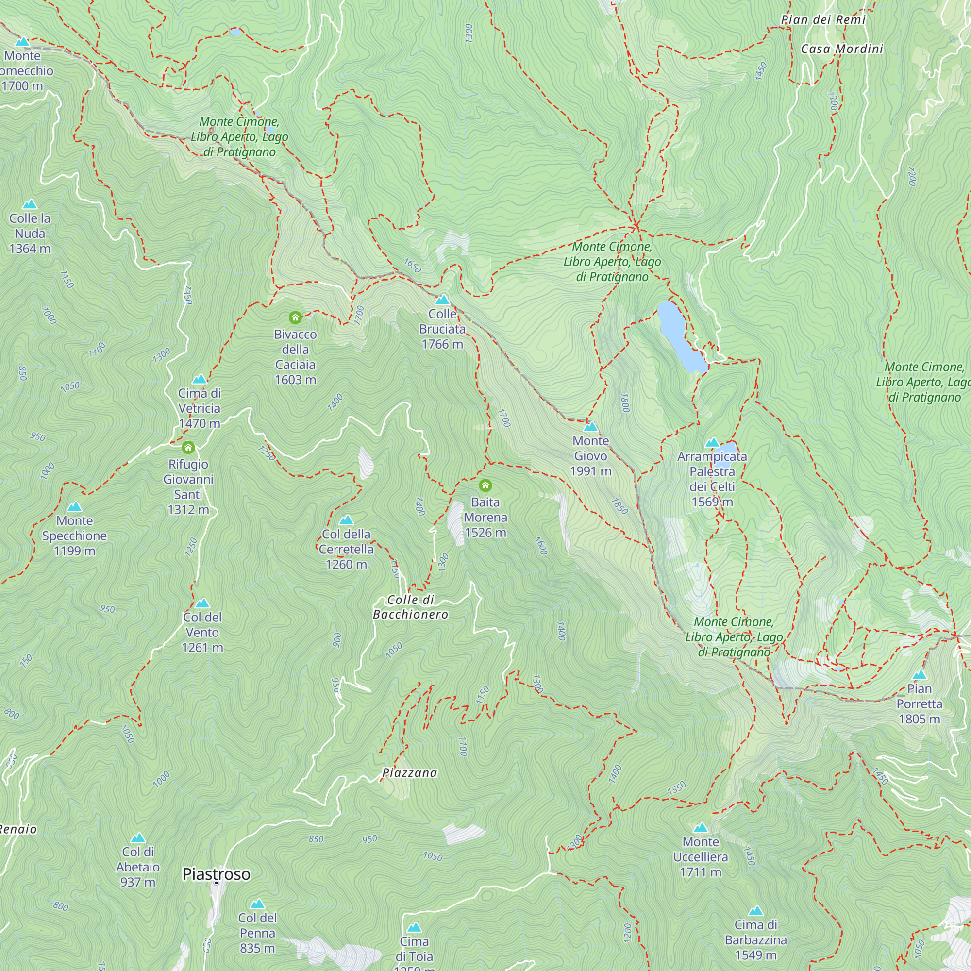 Baita Morena map